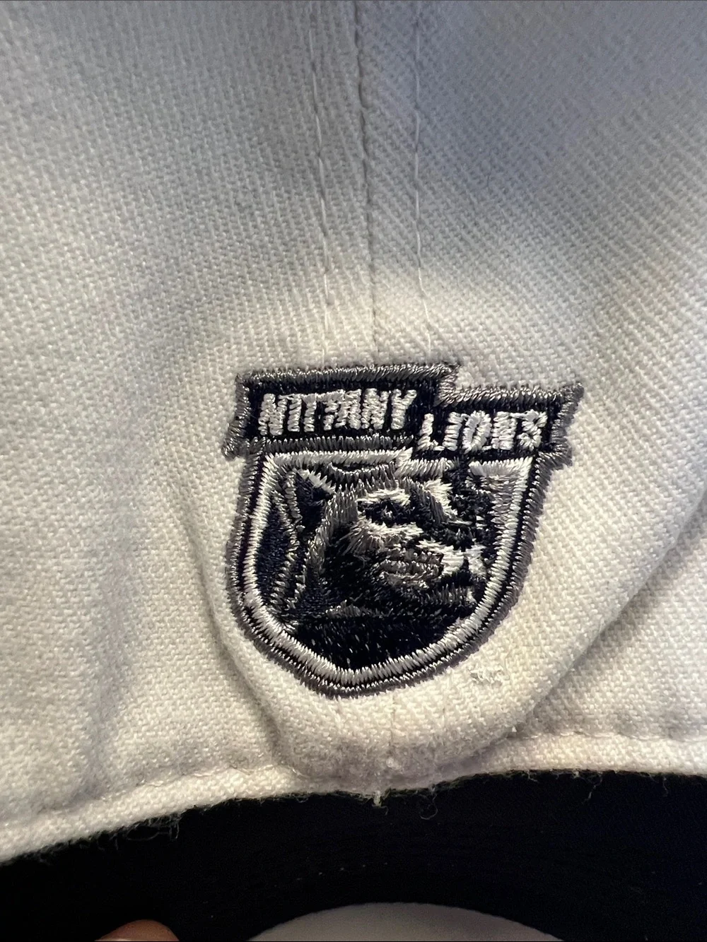 Penn State Nittany Lions Logo Baseball Cap - Gray/Navy